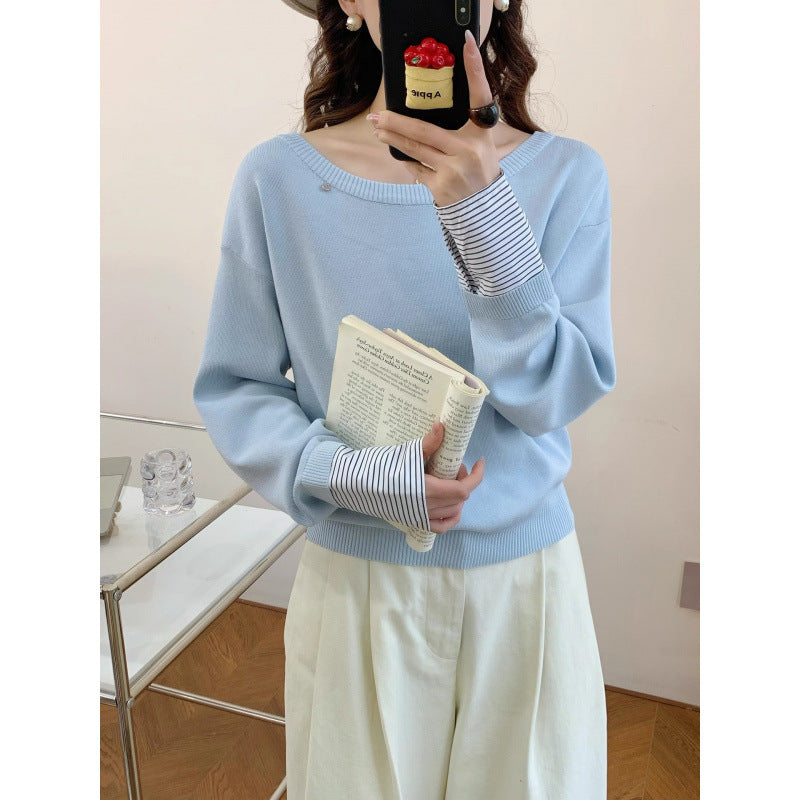 Damen Pullover Lässig Abnehmbarer Innenarm Norvielle