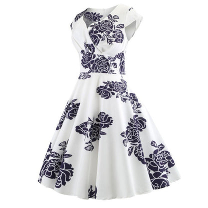 Damen Wickelkleid Floraler Druck Schwingender Rock Norvielle