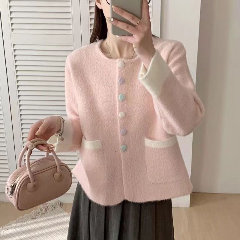 Damen Strickjacke Lässig Norvielle