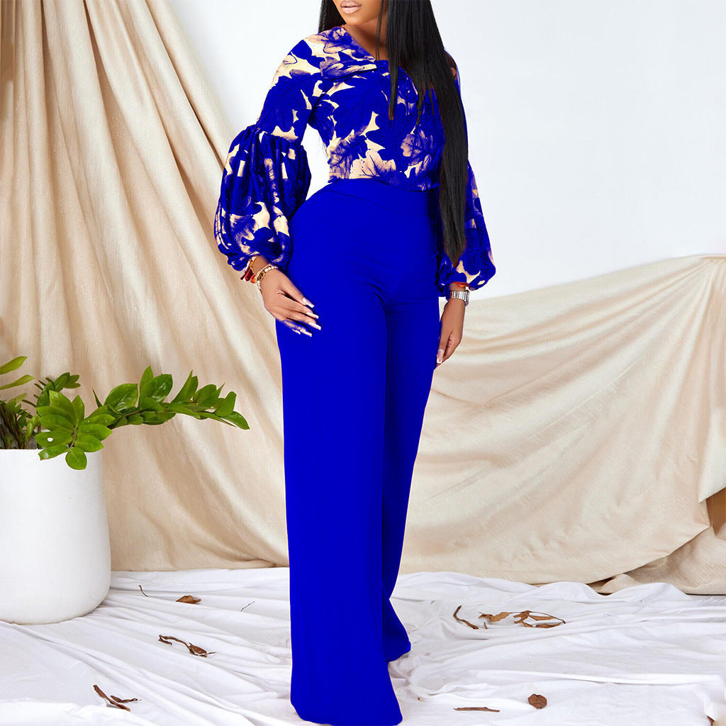 Damen Jumpsuit Aufregendes Ärmeldesign Norvielle