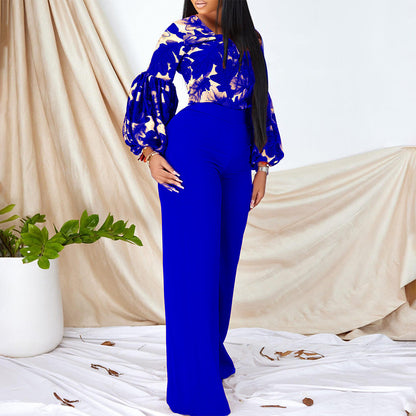 Damen Jumpsuit Aufregendes Ärmeldesign Norvielle