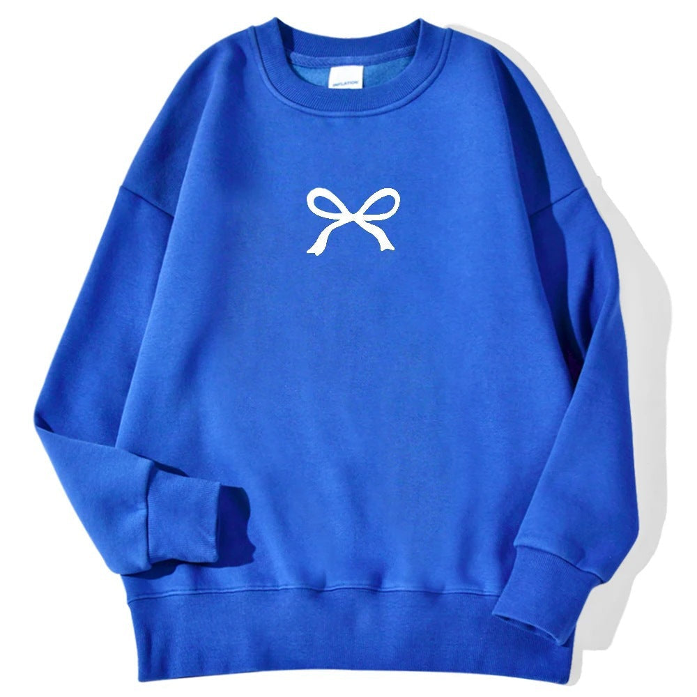 Damen Sweatshirt mit Schleifenmotiv Norvielle