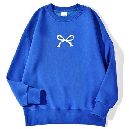 Damen Sweatshirt mit Schleifenmotiv Norvielle