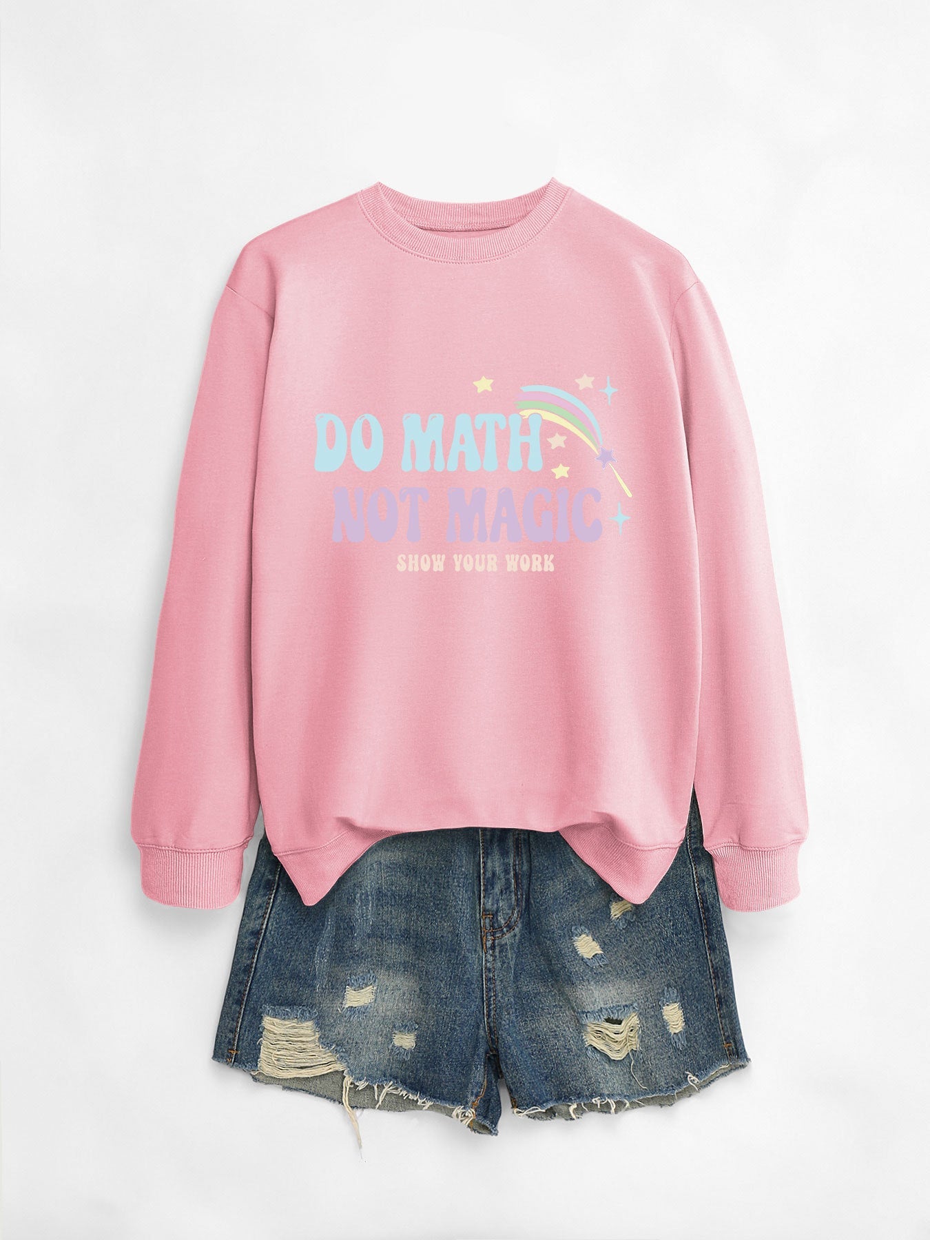Damen Sweatshirt Mathematik Motiv Norvielle