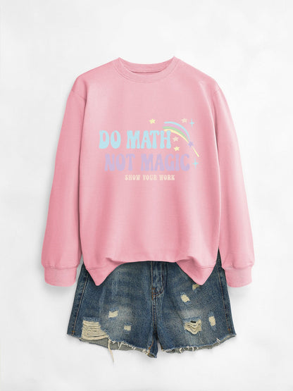 Damen Sweatshirt Mathematik Motiv Norvielle