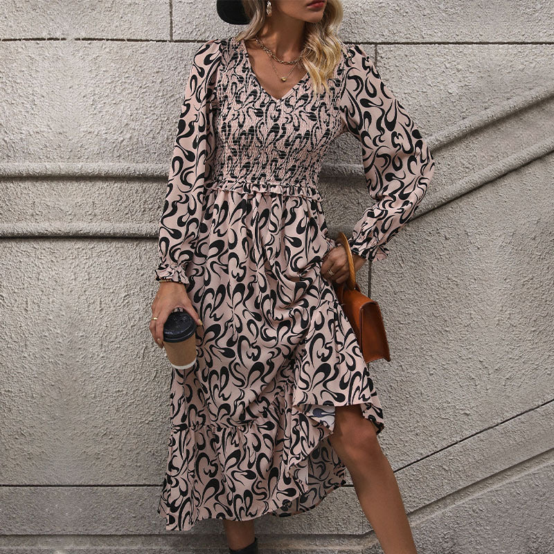 Damen Maxikleid Elastisch Norvielle
