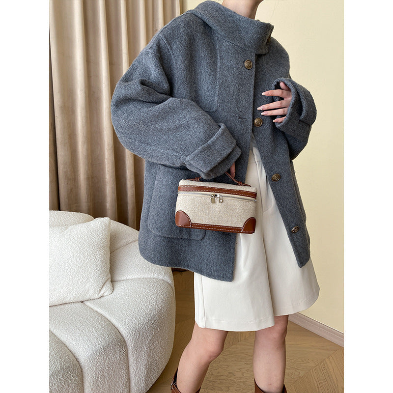 Damen Fleecejacke Oversized Große Taschen Norvielle