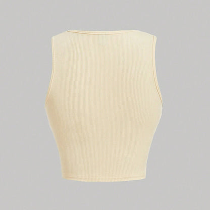 Damen Cropped Rüschendetails Modisch Rosa
