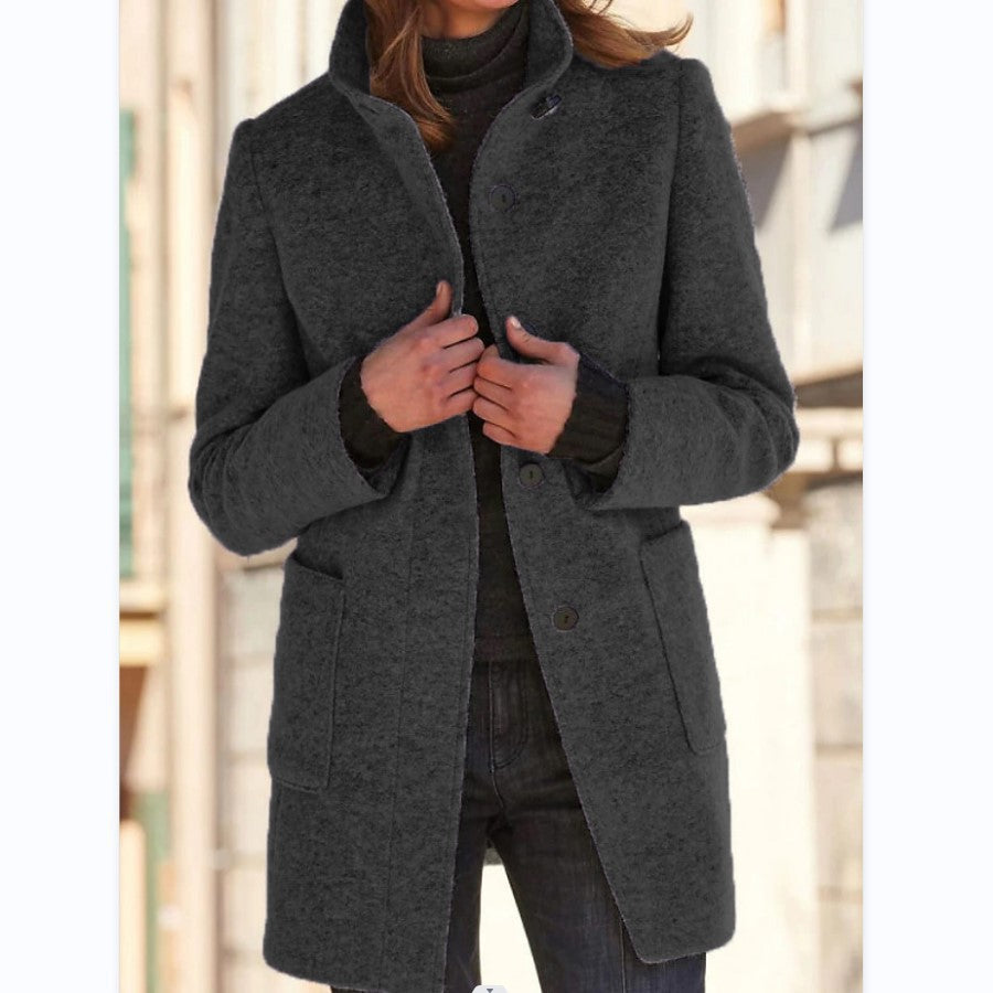 Norvielle Herren Button-Down-Mantel Elegantes Design