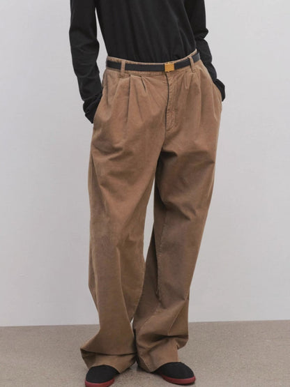 Damen Chino-Hose Weit Norvielle Elegant Beige