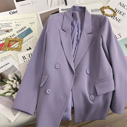 Damen Blazer Zweireihig Elegant Norvielle - Norvielle