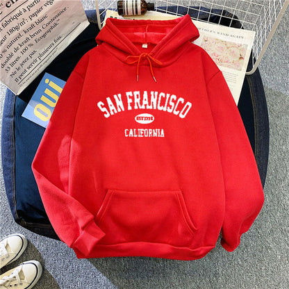 Damen Kapuzenpullover Lässiger Druck Bequem Grün