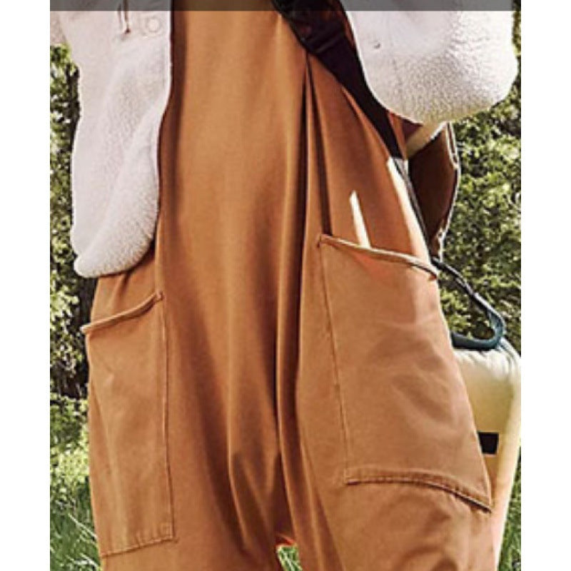 Damen Overall Lässig Strapazierfähiges Material