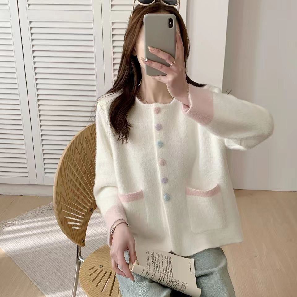 Damen Strickjacke Lässig Norvielle