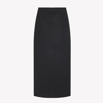 Damen Maxirock Elegantes Design Hochtaillierter Bund