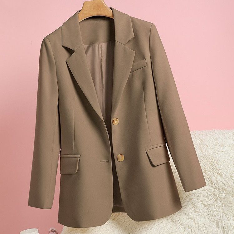Damen Blazer Eleganter Schnitt Goldene Knöpfe
