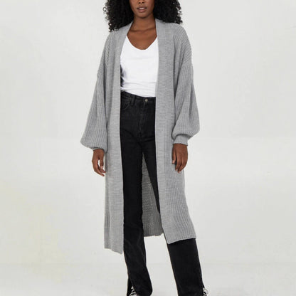 Damen Oversized Strickmantel Lässig Norvielle