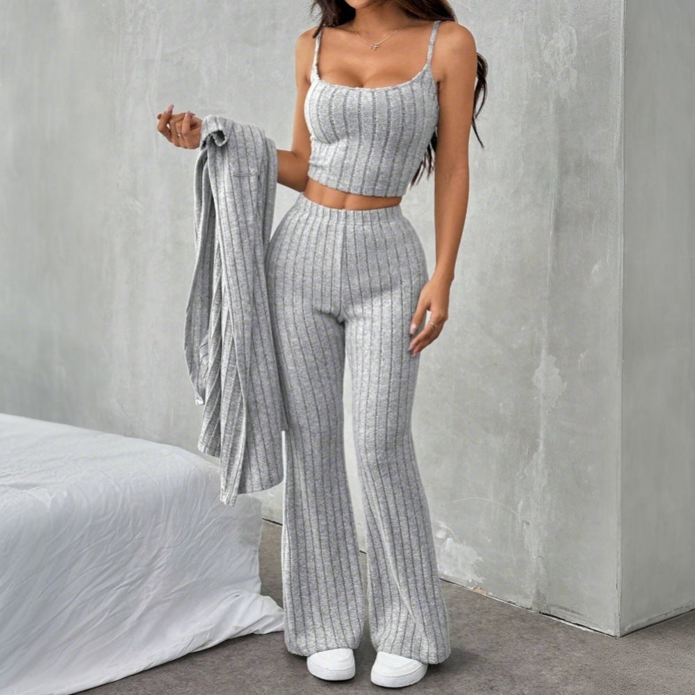 Damen Strickpullover Langärmlig Elegant Wickeldesign Norvielle