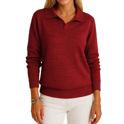 Damen Polo-Pullover Hochwertig Norvielle