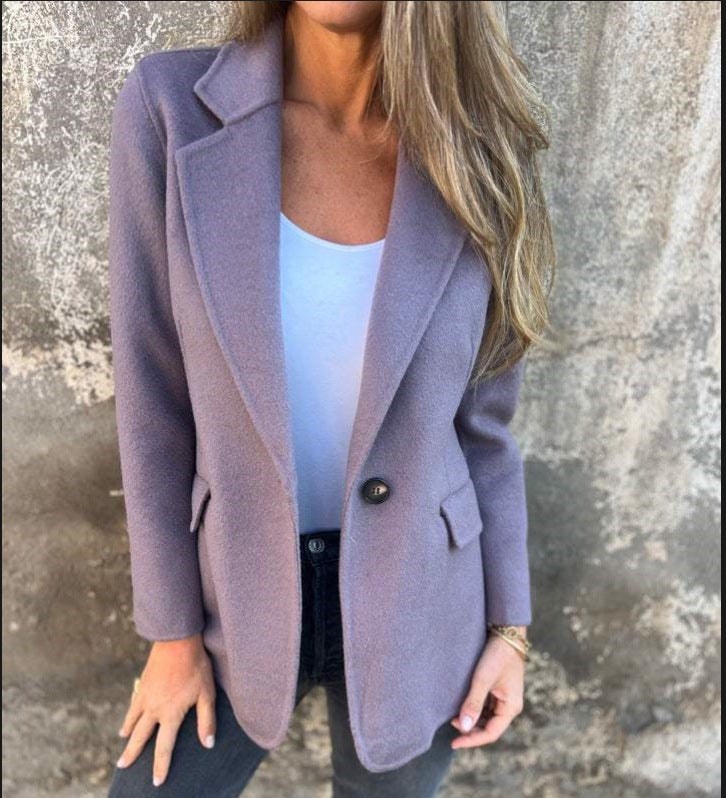 Damen Blazerjacke Weiches Fleece Norvielle