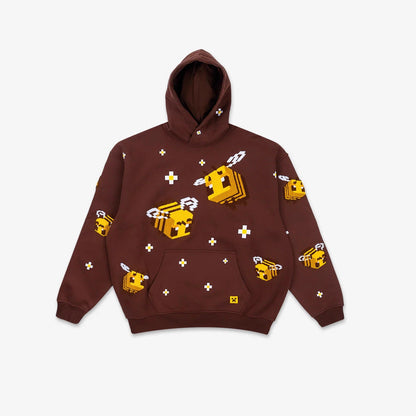 Damen Kapuzenpullover Bienen-Design Gemütlich Norvielle - Norvielle
