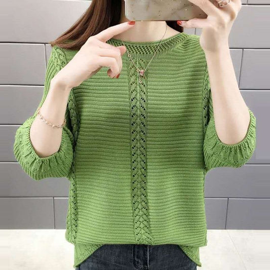 Damen Strickpullover Lässig Filigran Norvielle - Norvielle