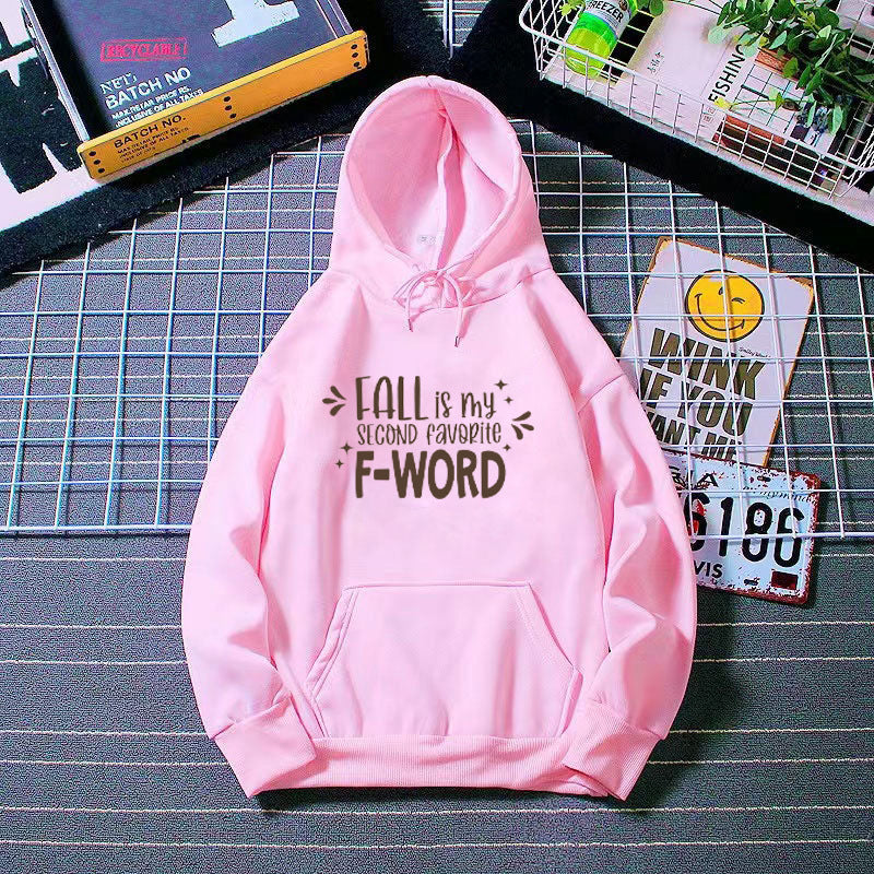 Damen Kapuzenpullover Lässiger Schnitt Mit Spruch