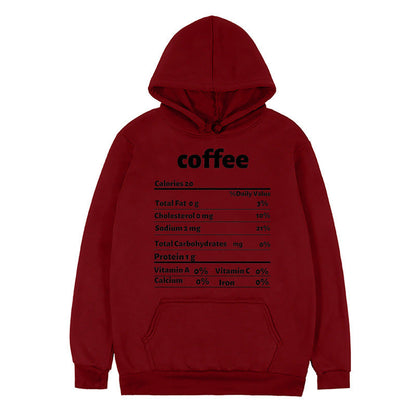 Damen Kapuzenpullover Nährwertdesign Norvielle