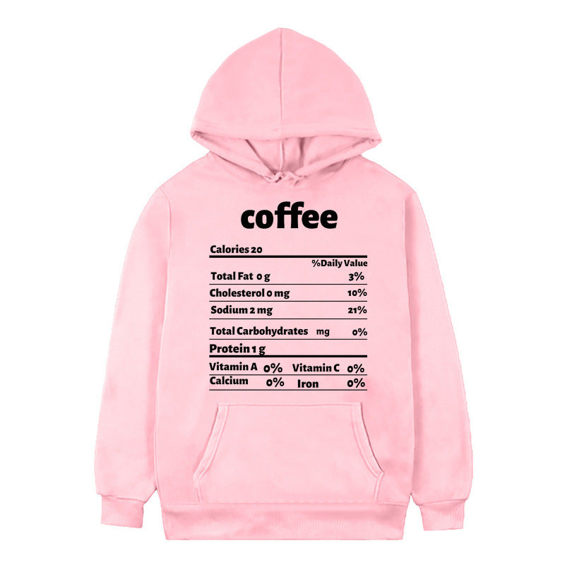 Damen Kapuzenpullover Nährwertdesign Norvielle