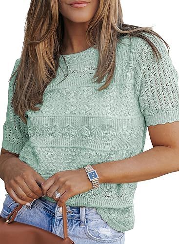 Damen Strickoberteil Strukturdesign Norvielle