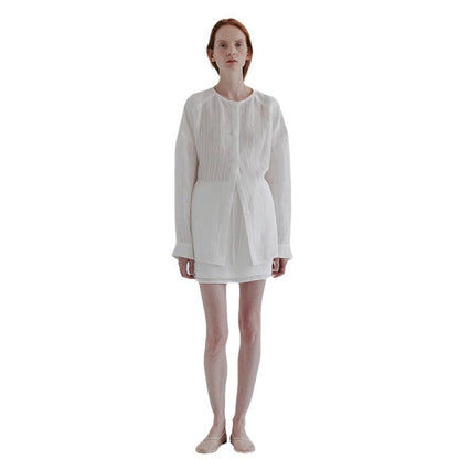 Damen Longshirts Feine Struktur Norvielle