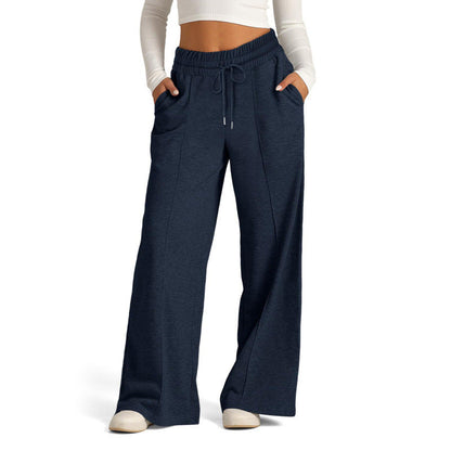 Damen Jogginghose Elastischer Bund Seitentaschen Norvielle