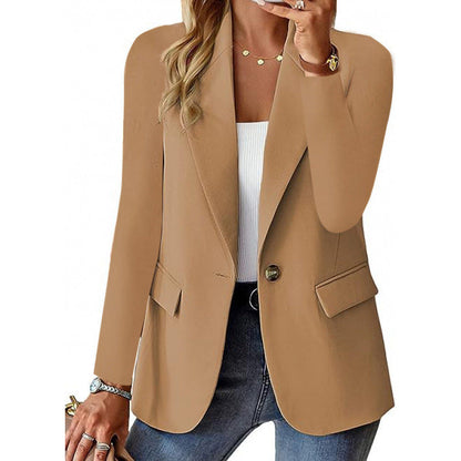 Damen Blazer Moderner Schnitt Mit Knöpfen Norvielle