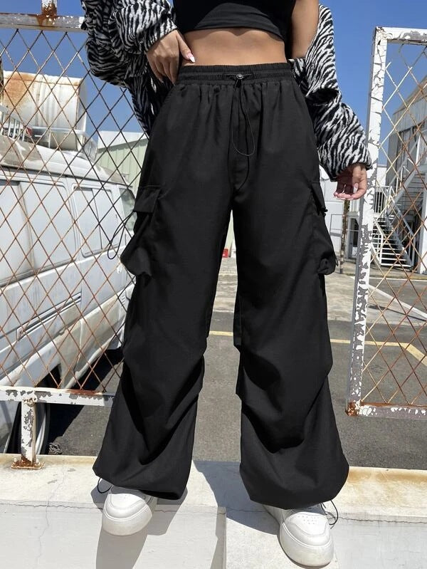 Damen Cargo-Hose Großes Modell Praktische Taschen Norvielle