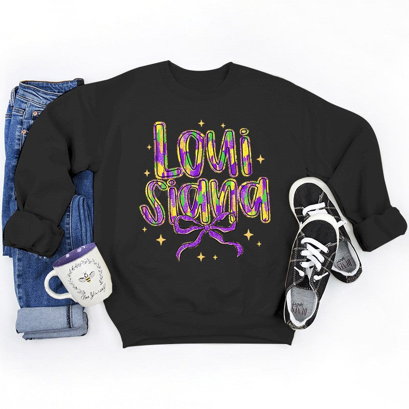 Damen Sweatshirt Weiches Innenfutter Mit Schriftzug Norvielle