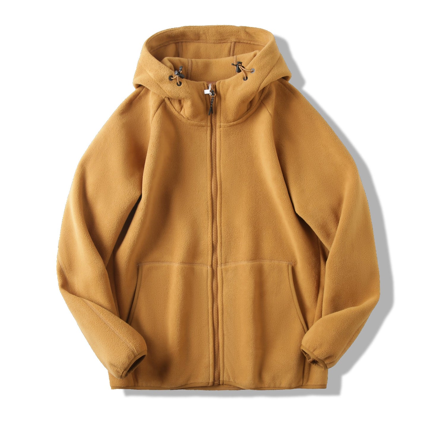Damen Fleecejacke Kapuzenjacke mit Taschen Norvielle