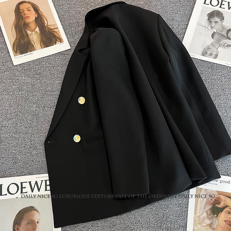 Damen Blazer Doppeltgefaltet Elegantes Design