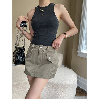 Damen Sommerhose Atmungsaktives Material Elastischer Bund