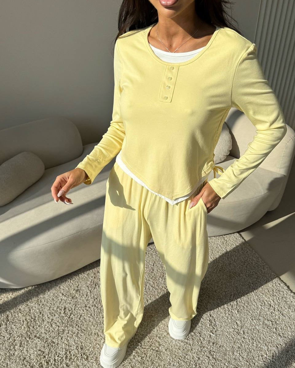 Damen Freizeitsuit Langarm Norvielle Bequem