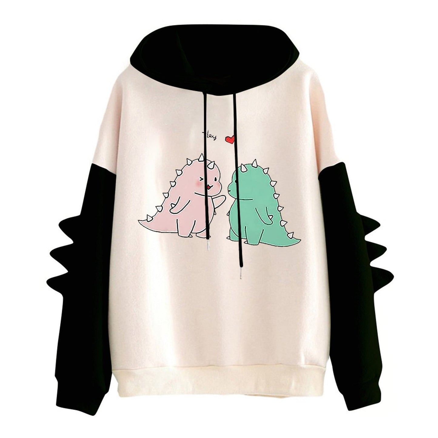 Damen Kapuzenpullover Dinosaurier-Design Norvielle