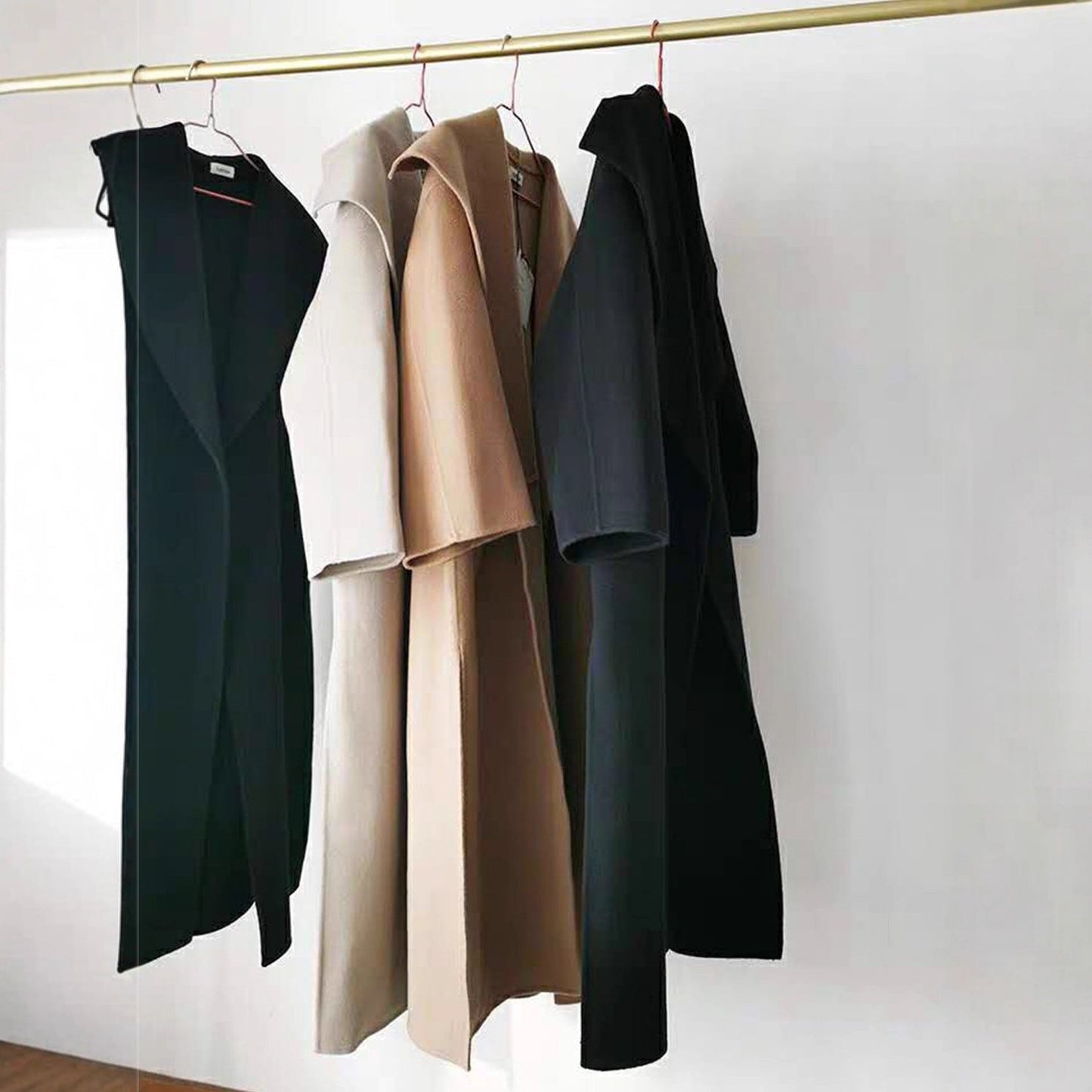 Damen Oversize-Mantel Offener Vorderteil Norvielle