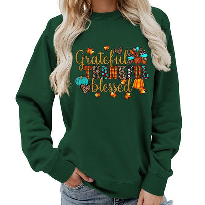 Damen Sweatshirt Herbstliches Motiv Norvielle