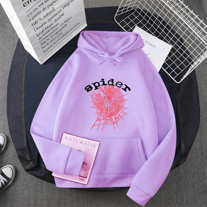 Damen Kapuzensweater Spinnenmotiv Norvielle