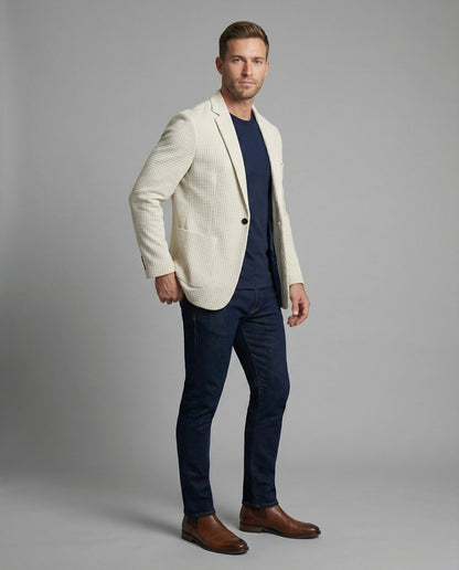 Herren Karierter Blazer modern geschnitten
