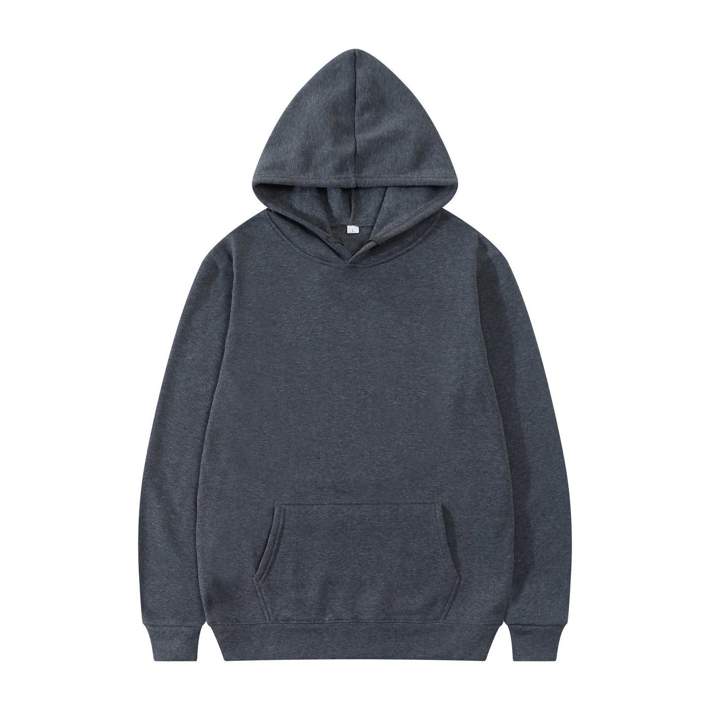 Damen Kapuzenpullover Baumwollmix Bequem Grau