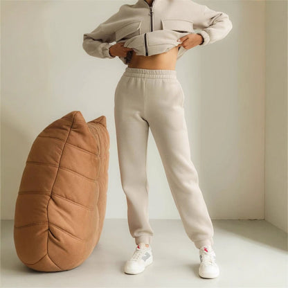 Damen Kapuzenpullover Norvielle Reißverschluss Taschen