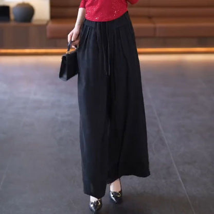 Damen Weitbein-Hose Elegantes Design
