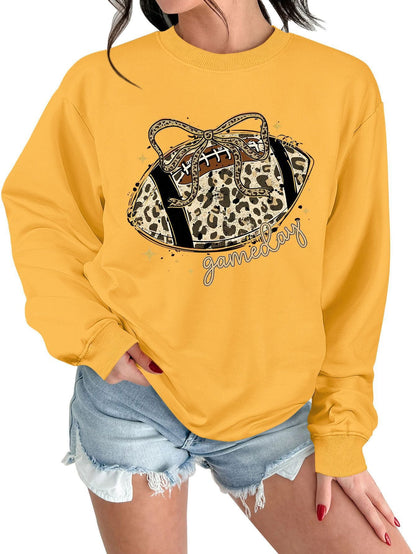 Damen Sweatshirt Sportmotiv Lässig Norvielle