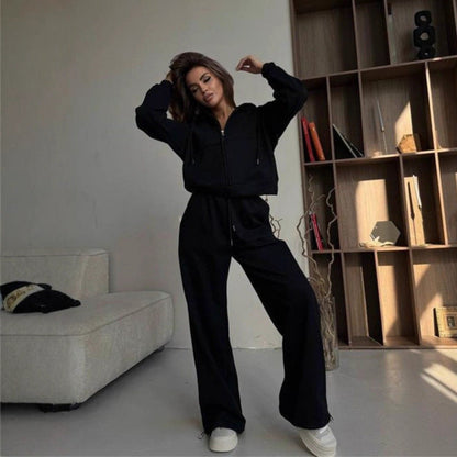 Damen Kapuzenoverall Elastischer Bund