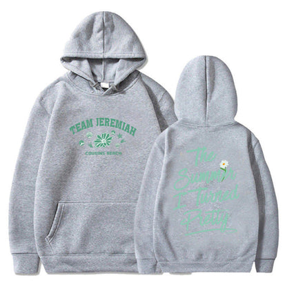 Damen Kapuzenpullover Floralmuster Aufdruck Norvielle